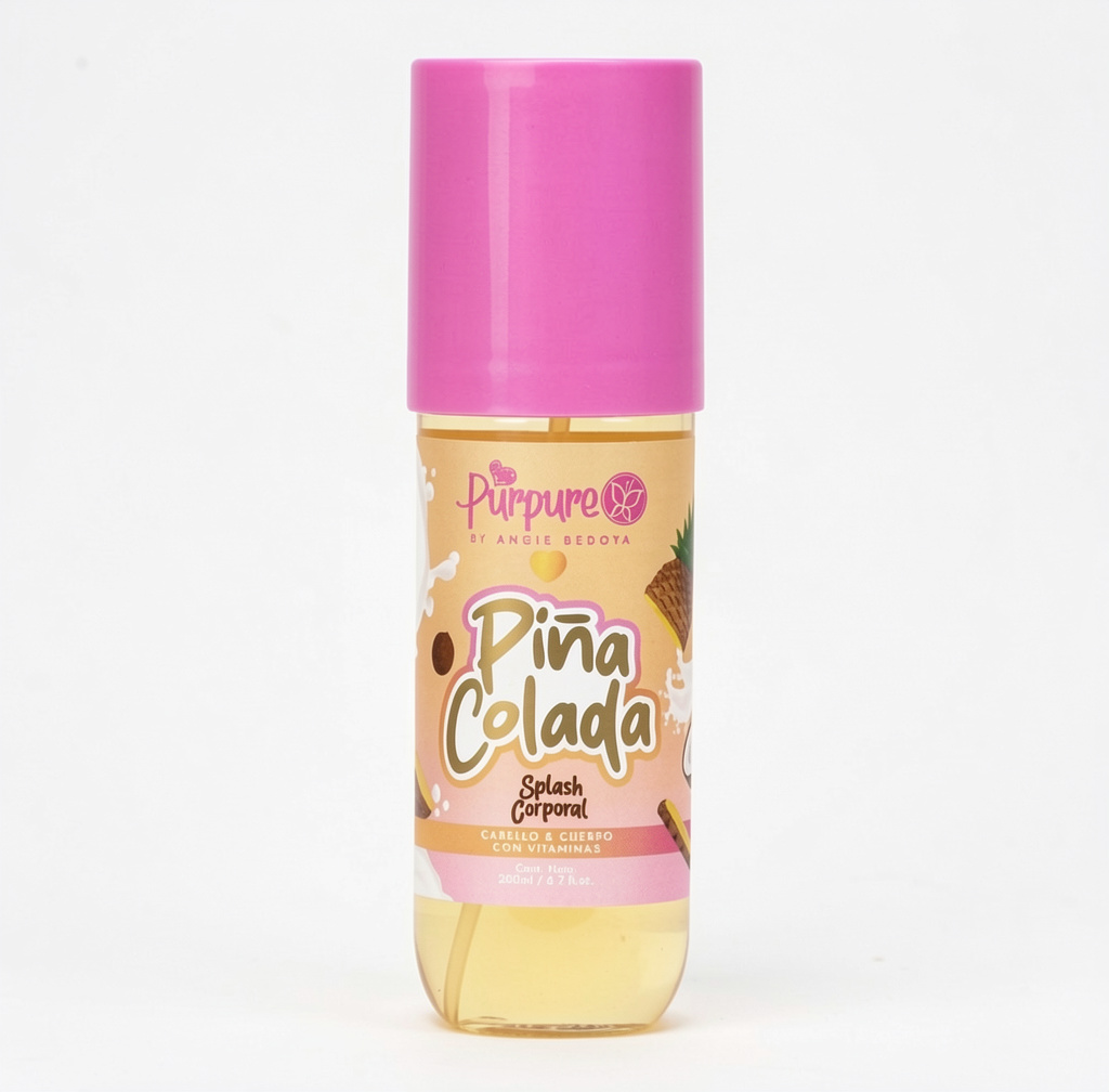 Purpure Piña Colada splash corporal