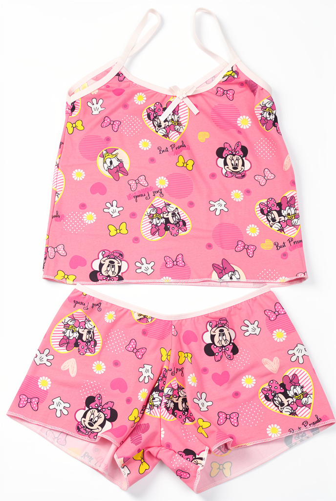 Pijama Babydoll Infantil Feminino - M - REF. 13B
