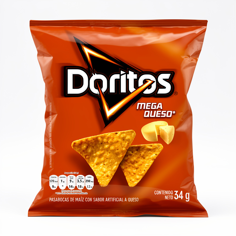 DORITOS MEGAQUESO 34 G