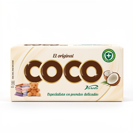 JABÓN COCO VARELA BARRA X 180 GR
