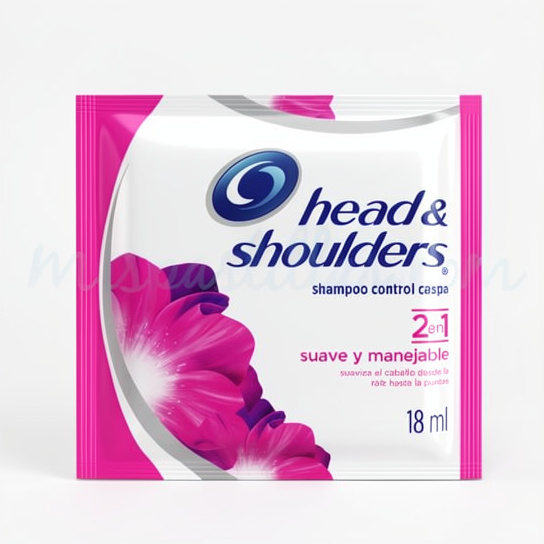 SHAMPOO HEAD & SHOULDERS ROSADO SACHET X 18 ML RISTRA X 12 UNDS