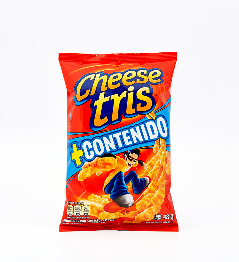 CHEESE TRIS PALITOS DE MAÍZ HORNEADOS QUESO BOLSA 48 G