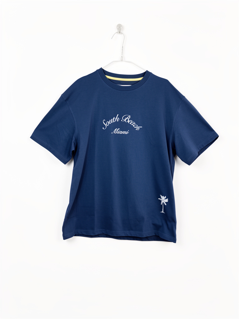 Playera Denim Flower MIAMI