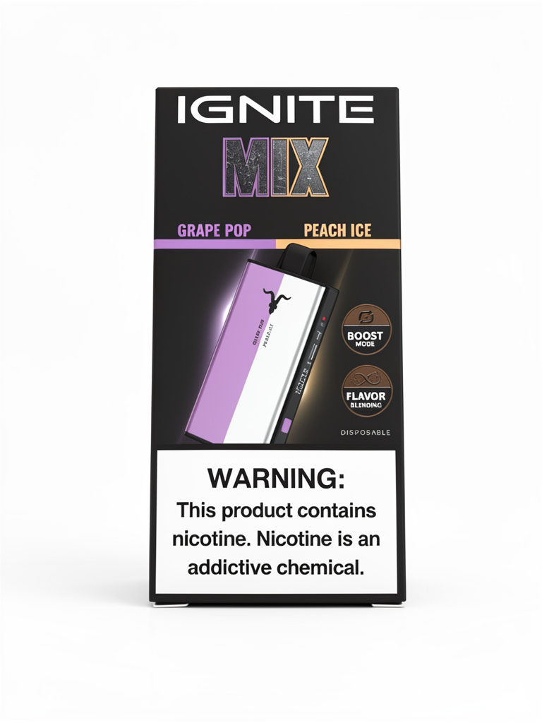 Grape pop-peach ice