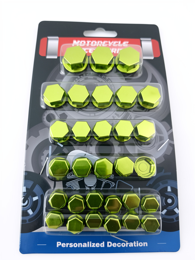 KIT TAPA CUBRE TORNILLO VERDE