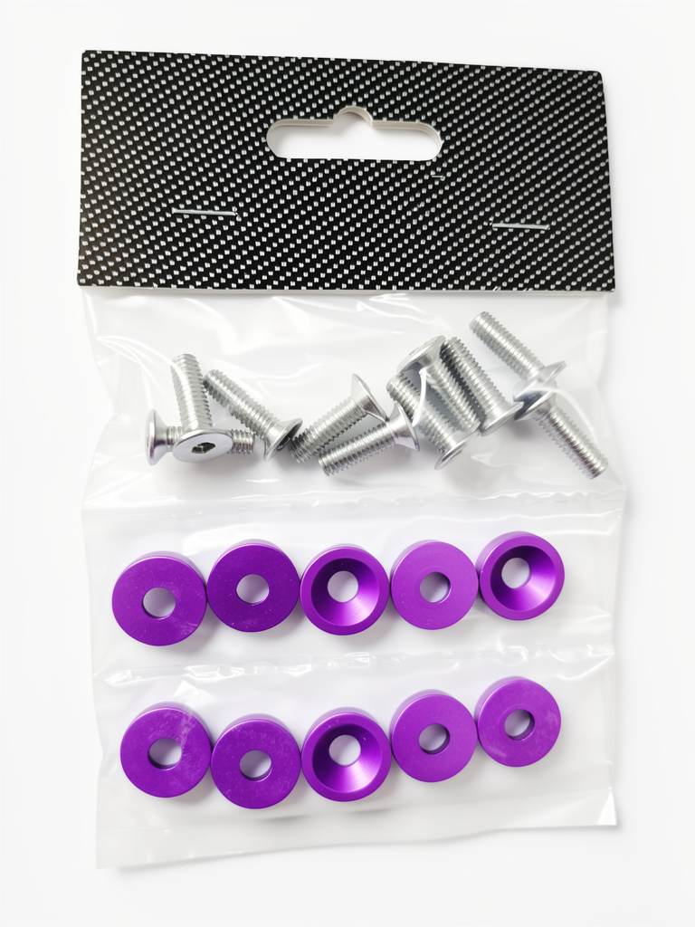 ARANDELA  ALUMINO COLOR VIOLETA