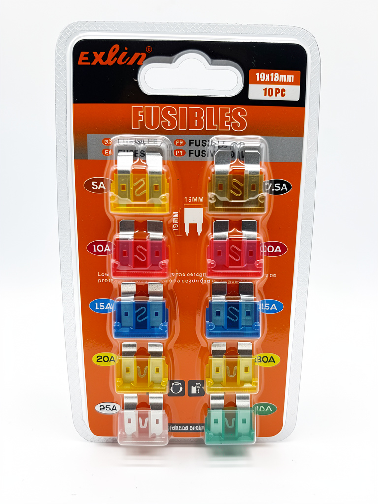 KIT FUSIBLES 19X18MM 10PZ