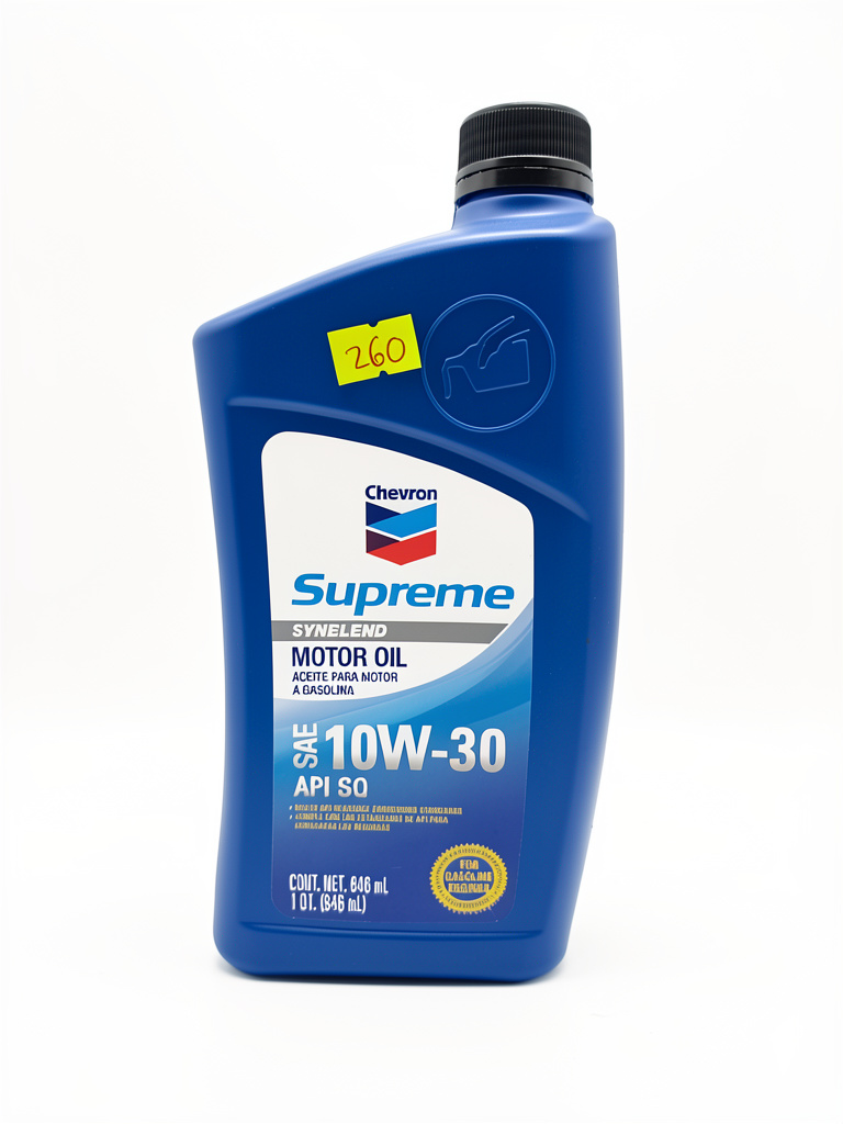 Supreme 10w30. Sintético gasolina, litro