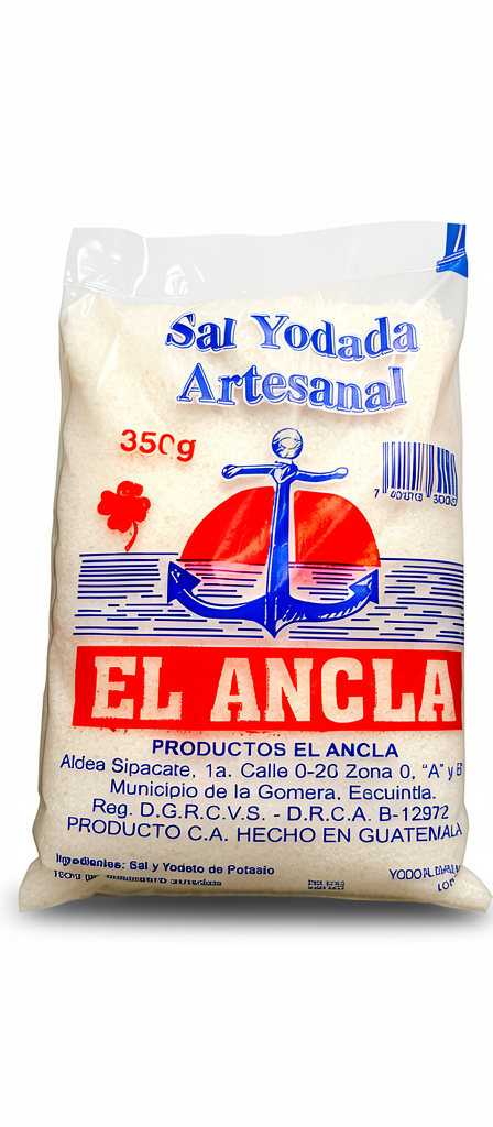Sal yodada artesanal el ancla 350g