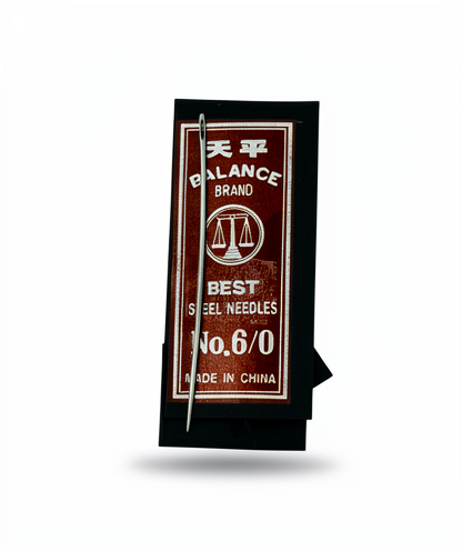 Aguja best steel needles No. 6/0