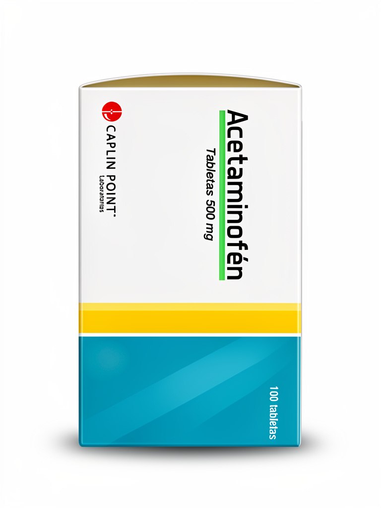 Acetaminofen tabletas 500 mg