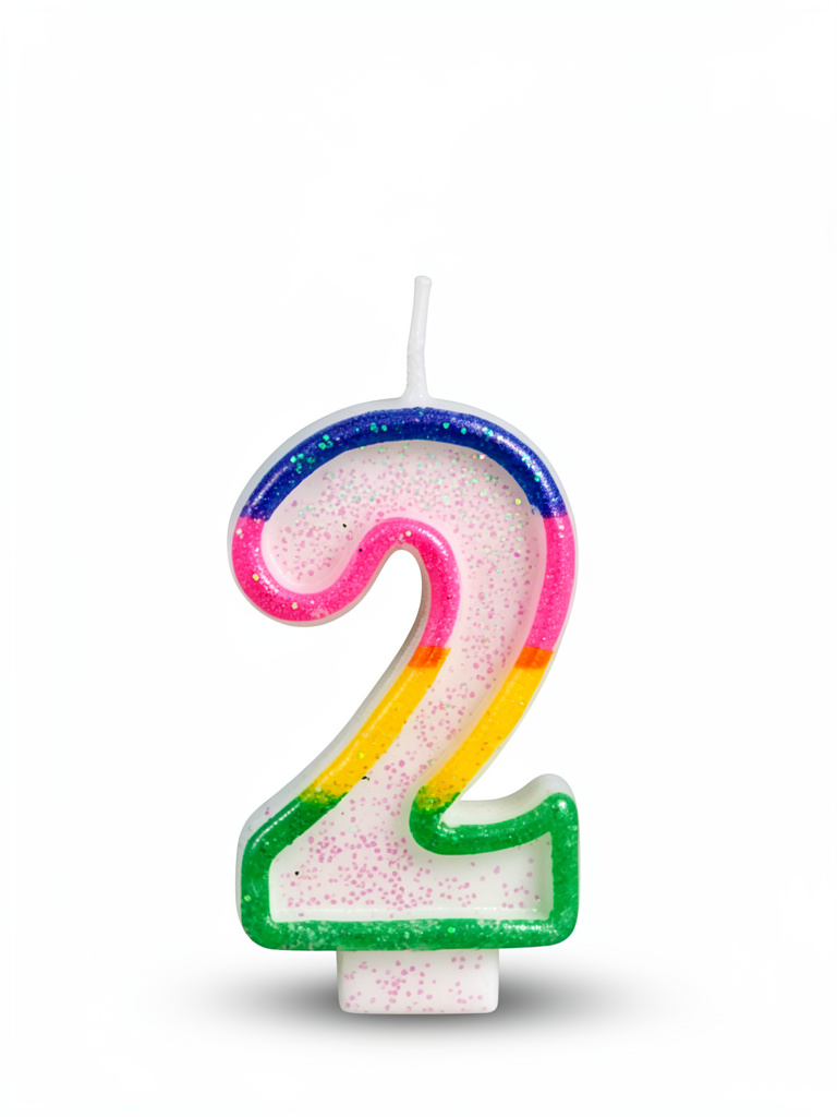 Velas para pastel number candles 2