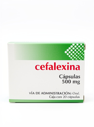 Cefalexina cap 500mg