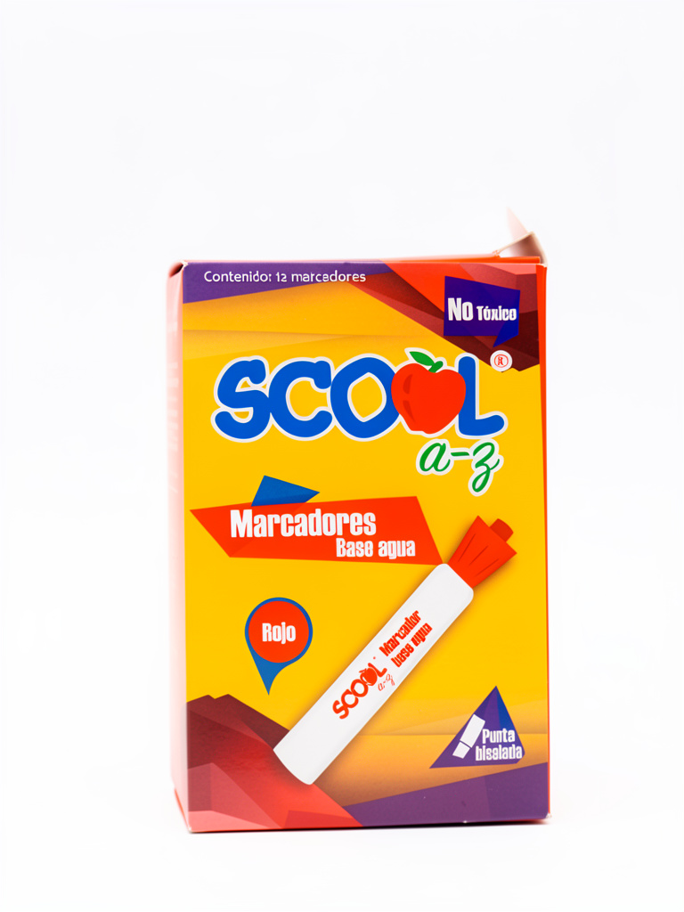 Plumón rojo de agua