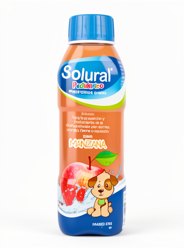 Solural niño manzana