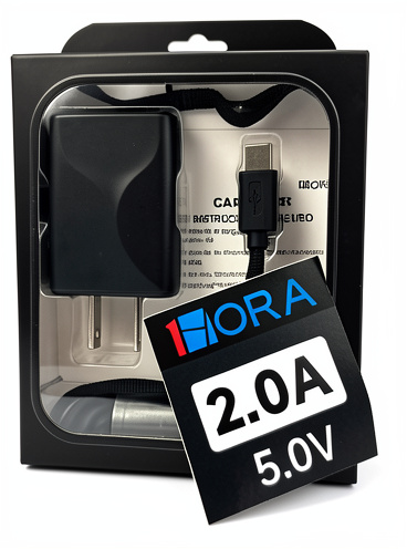 Cargador tipo C Hora negro