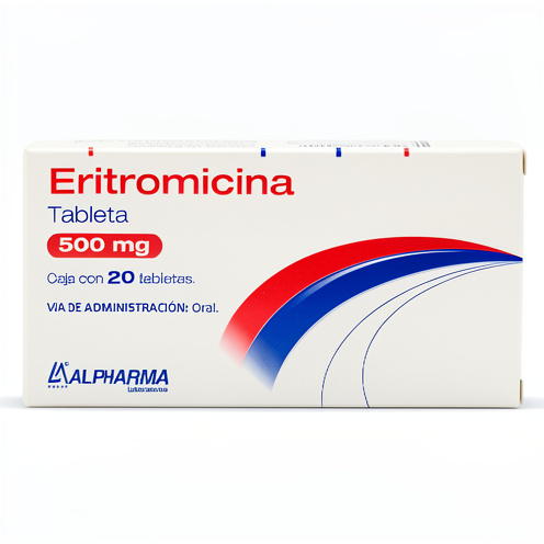 Eritromicina tabletas 500mg
