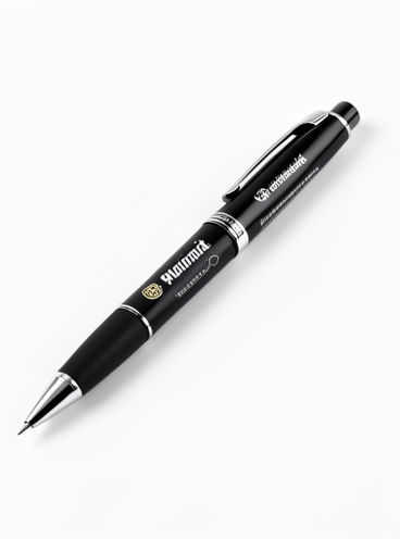 Boligrafo negro punta mediana