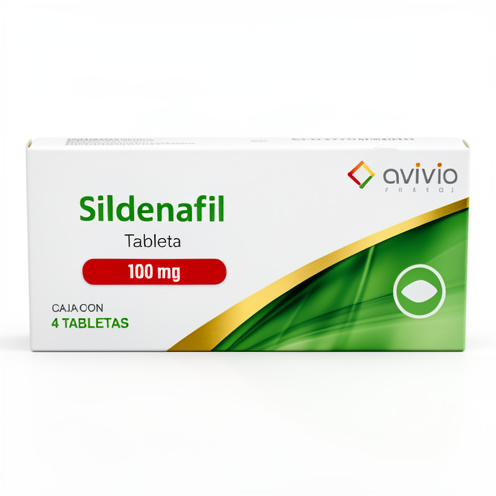 Sildenafil 100mg 4 tabletas