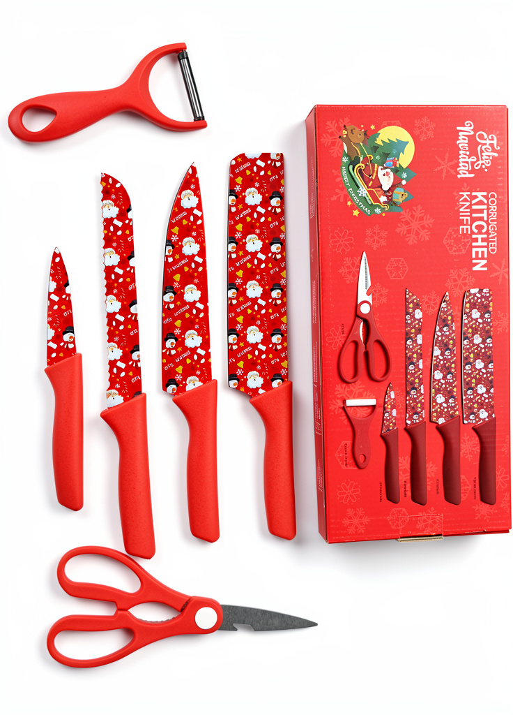 Set de cuchillos Navideños