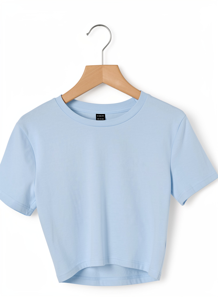 Camiseta azul clara
