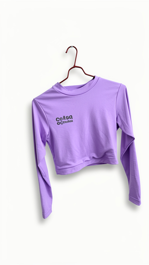 Crop top lila