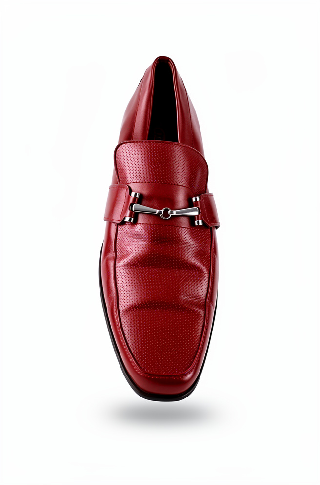 Zapatos mocasines rojo