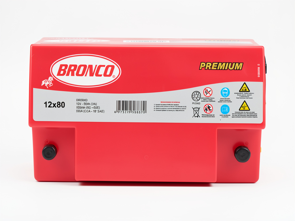 Bronco Premium bateria 12x80