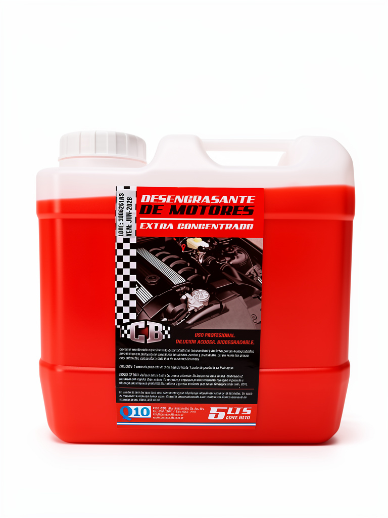 DESENGRASANTE MOTOR ROJO 5L