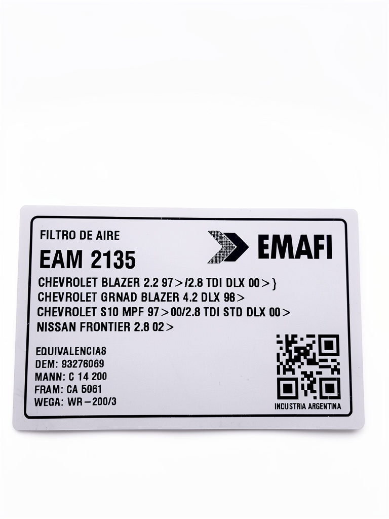 EAM 2135 blazer / frontier / s10 EMAFI