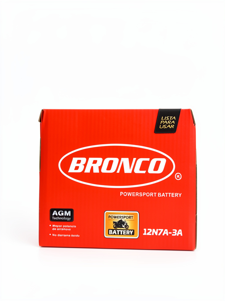 bateria moto 12N7A-3A AGM BRONCO