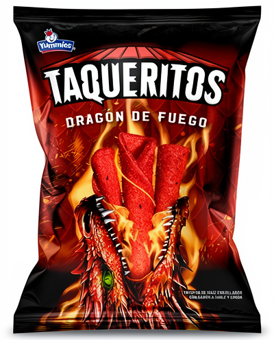 TAQUERITO DRAGON FUEGO 34G