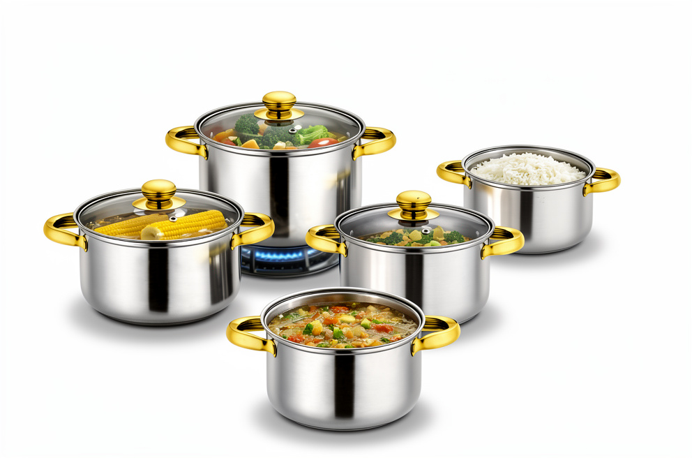 JUEGO DE OLLAS 10 PIEZAS