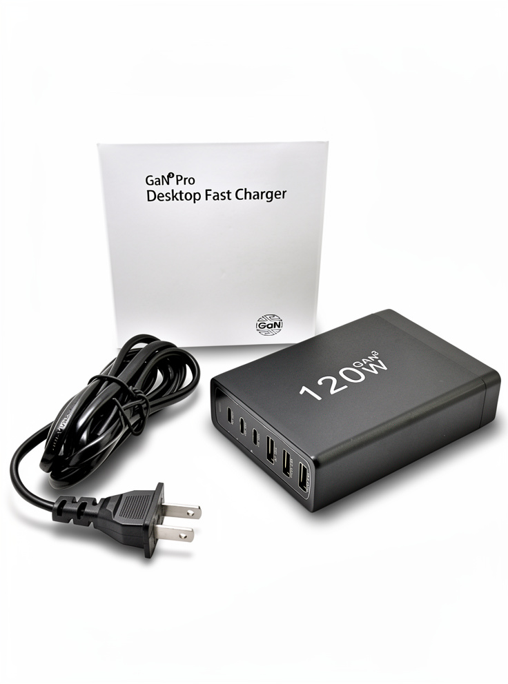 CARGADOR MULTIPUERTO 120W X6