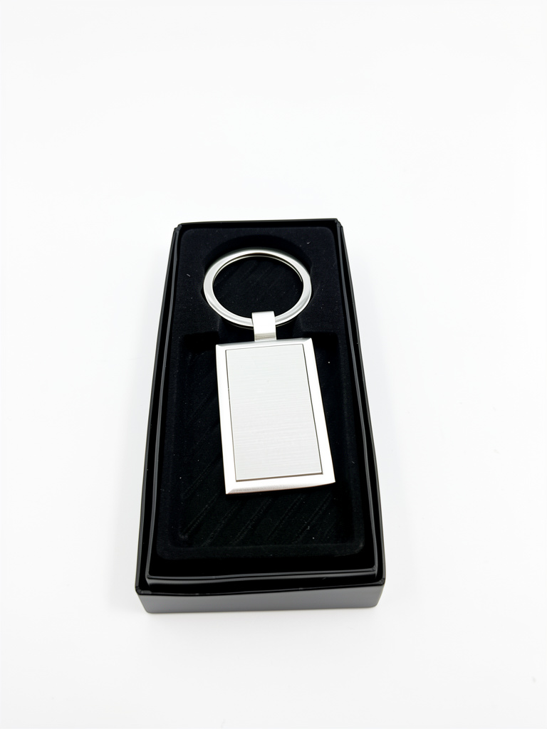 LLAVERO RECTANGULAR PARA SUBLIMADO EN ALUMINIO