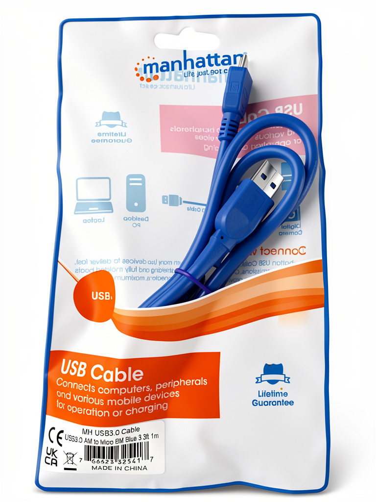 USB 3.0 Type-A to Micro-B cable.