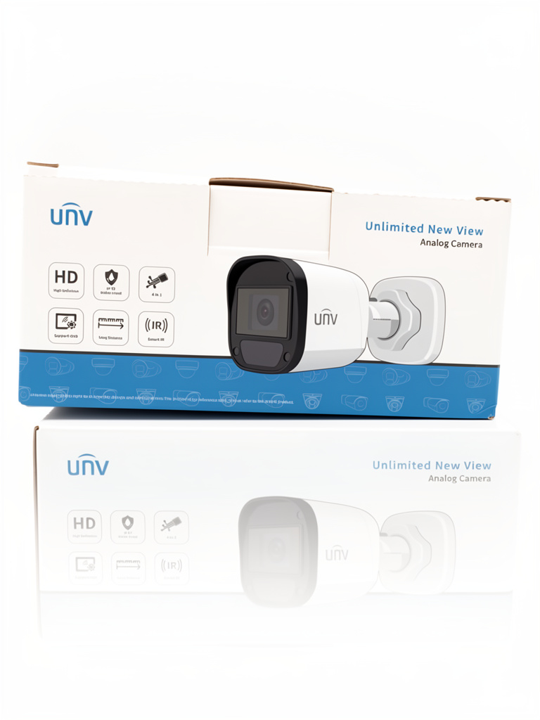 cámara analógica de seguridad tipo bala de la marca Uniview (UNV