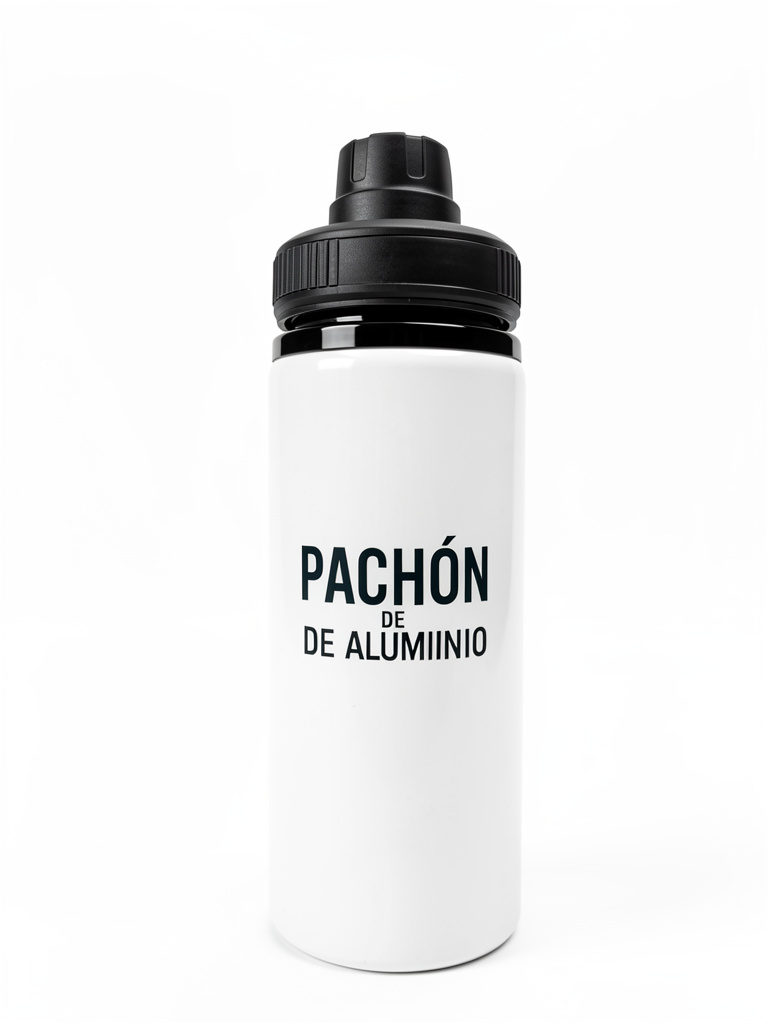 PACHÓN DE ALUMINIO SPORT BLANCO DE 500ML PARA SUBLIMAR