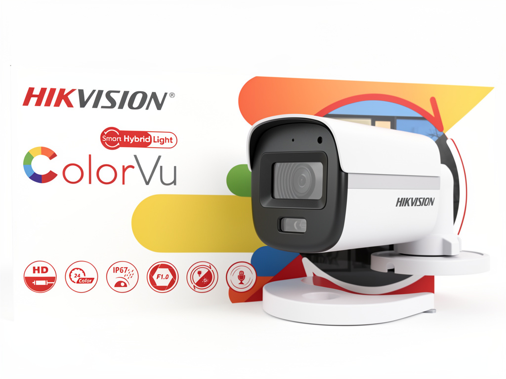 Cámara con Audio 3K ColorVu para Videovigilancia 2.8mm con audio