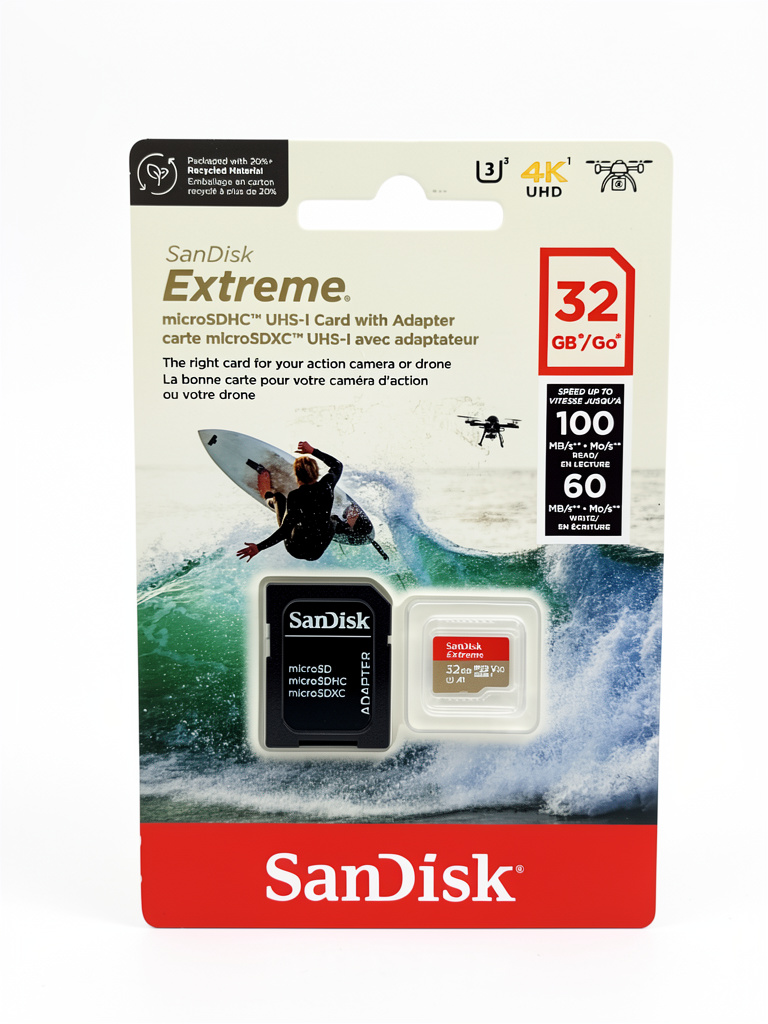Micro SD Secure Digital SDXC Sandisk Extreme 32Gb Hasta 100Mb Con Adaptador