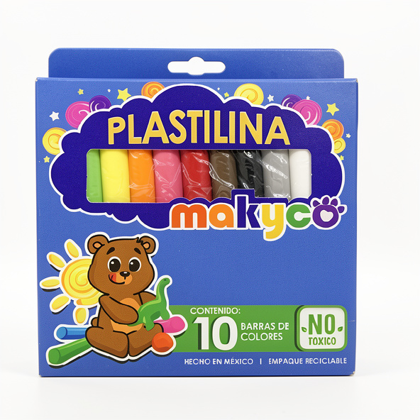 PLASTILINA COLORES MAKICO