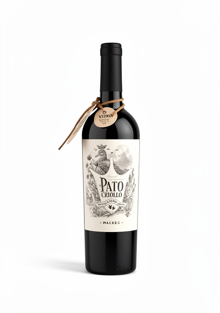 Vino 3/4 Pato criollo caja x6