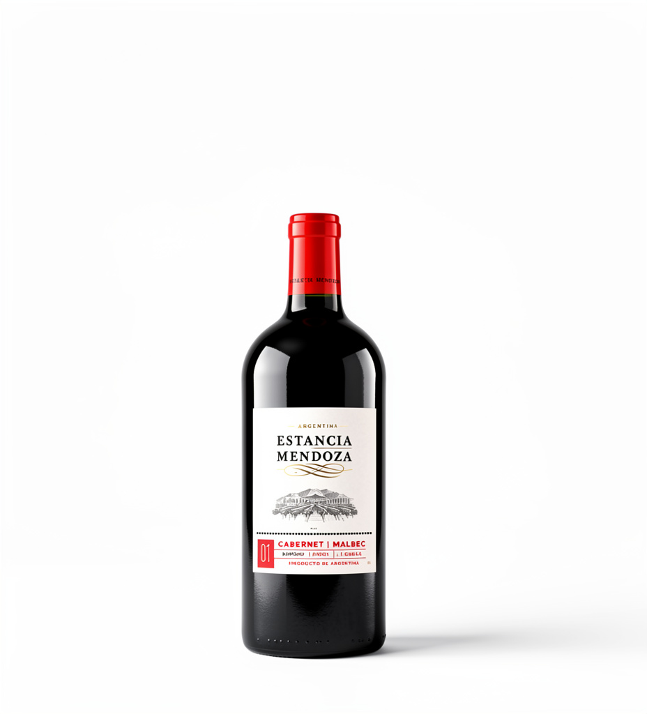 Estancia mendoza 1,125lts Cabernet - malbec caja x6