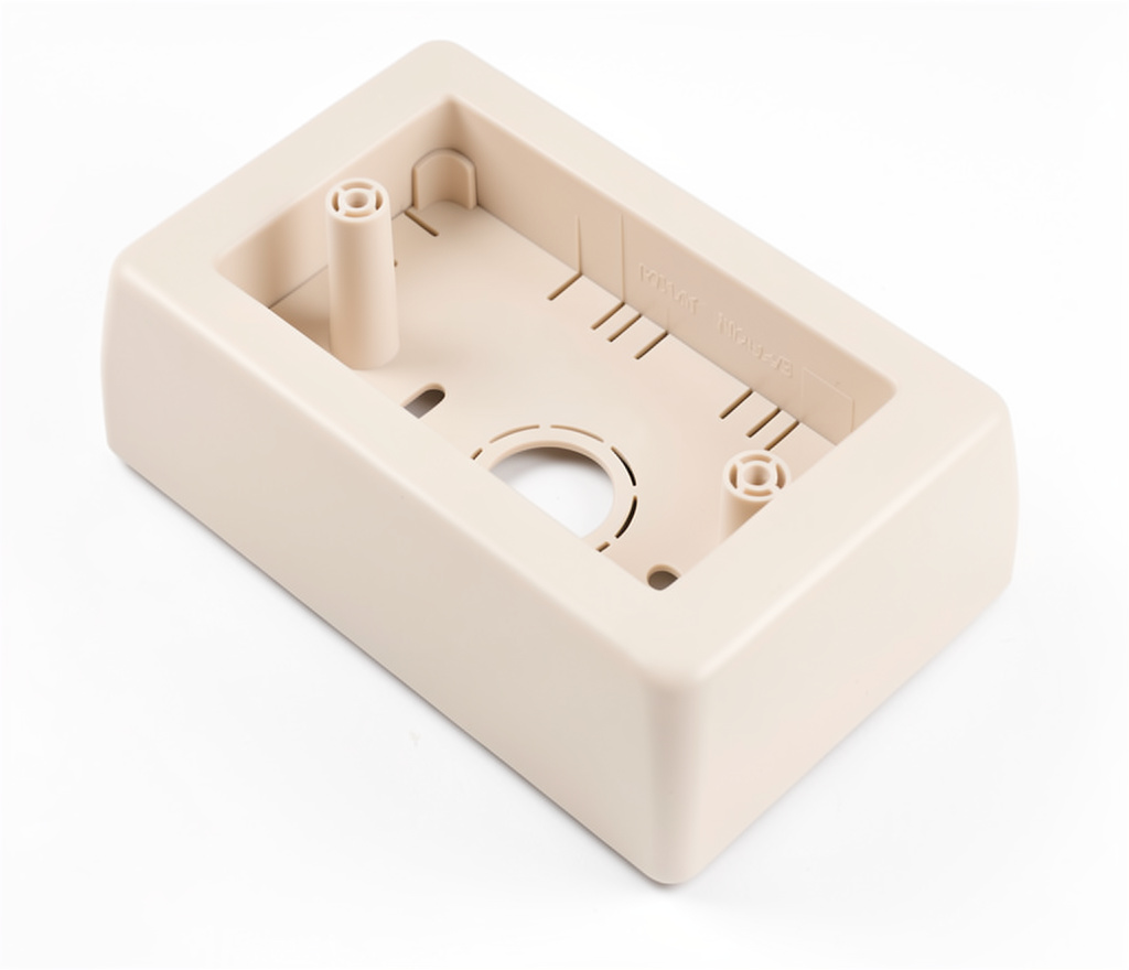 Cajetin rectangular sobrepuesto