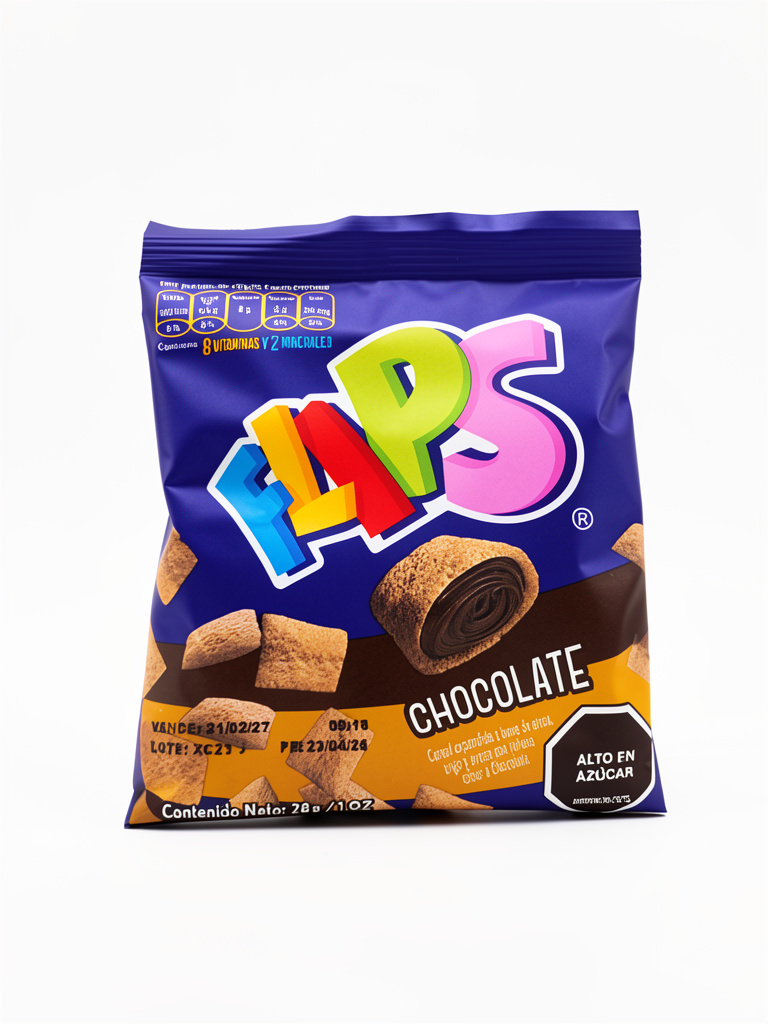FLIPS lonchera chocolate