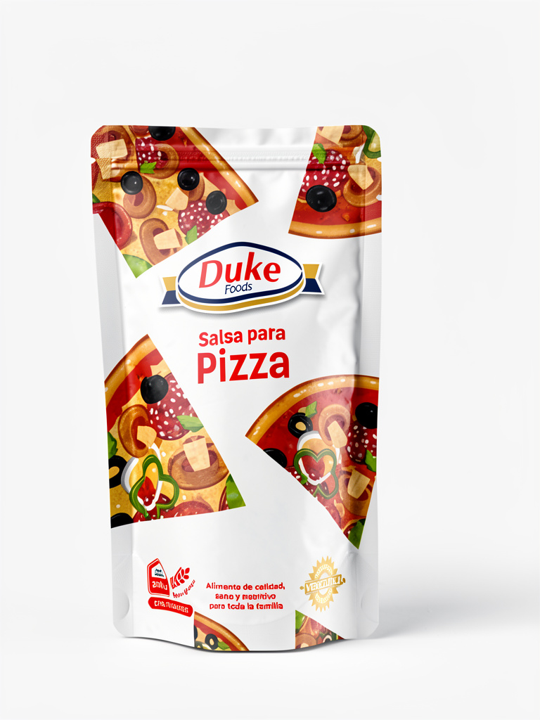 Duke Foods salsa pizza
