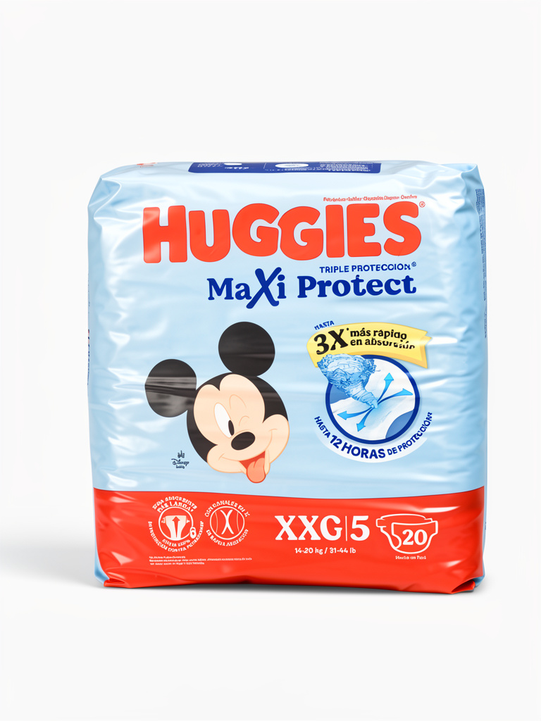 Pañal Huggies MaXi Protec XXG unidad