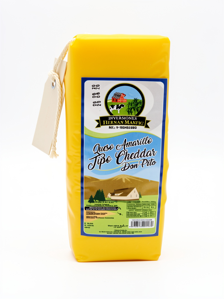 Queso Amarillo Tipo Cheddar don pito