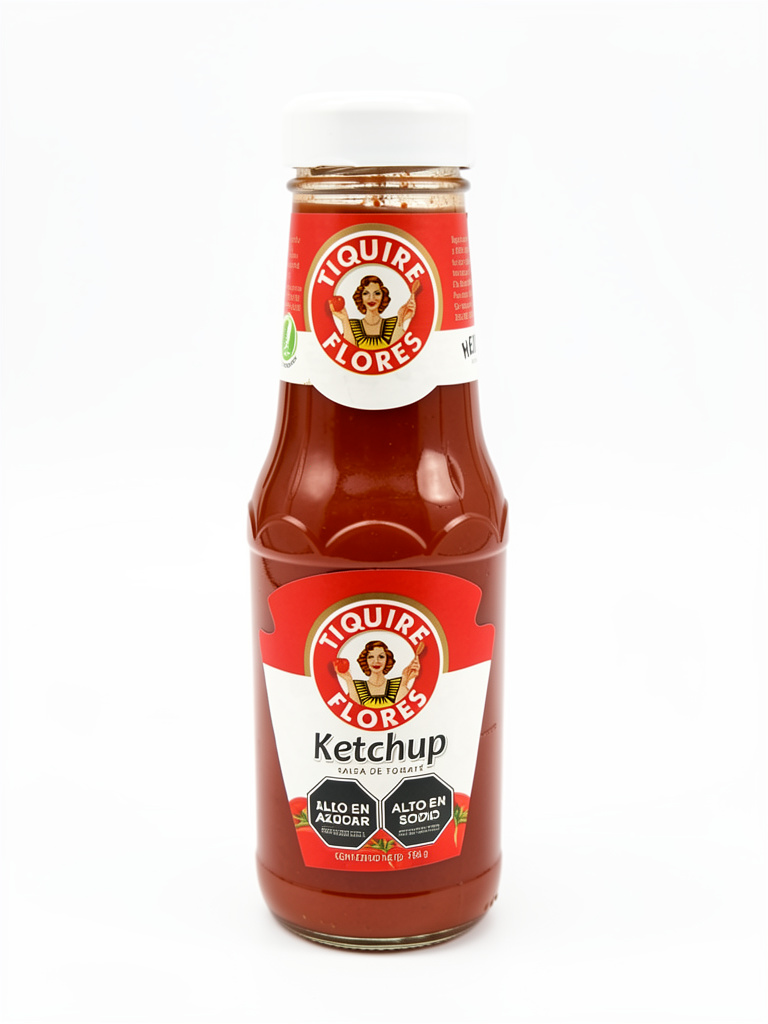 Salsa Ketchup Tiquire Flores 198gr