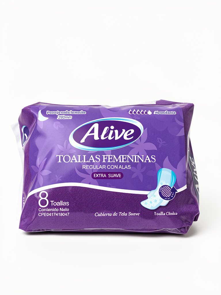 Toallas Femeninas Alive Nocturna